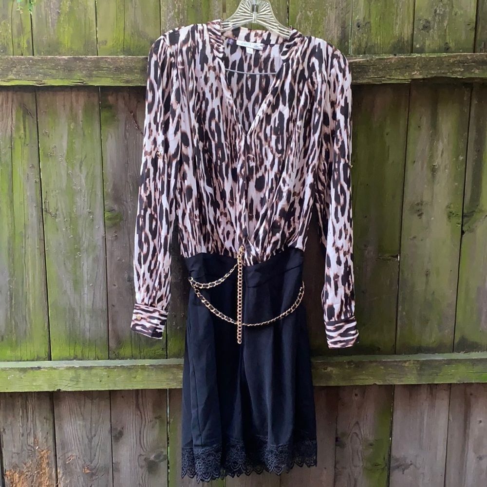 JLO animal print romper sz.8